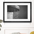 Spa Shower II by Keith Levit on GIANT ART - grey bathroom