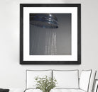 Spa Shower III by Keith Levit on GIANT ART - grey bathroom