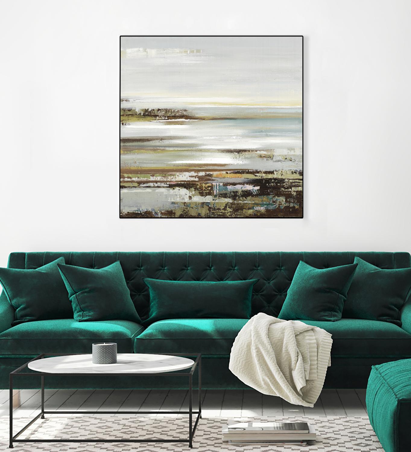 Abyss I by Valeria Mravyan on GIANT ART - greene abstract