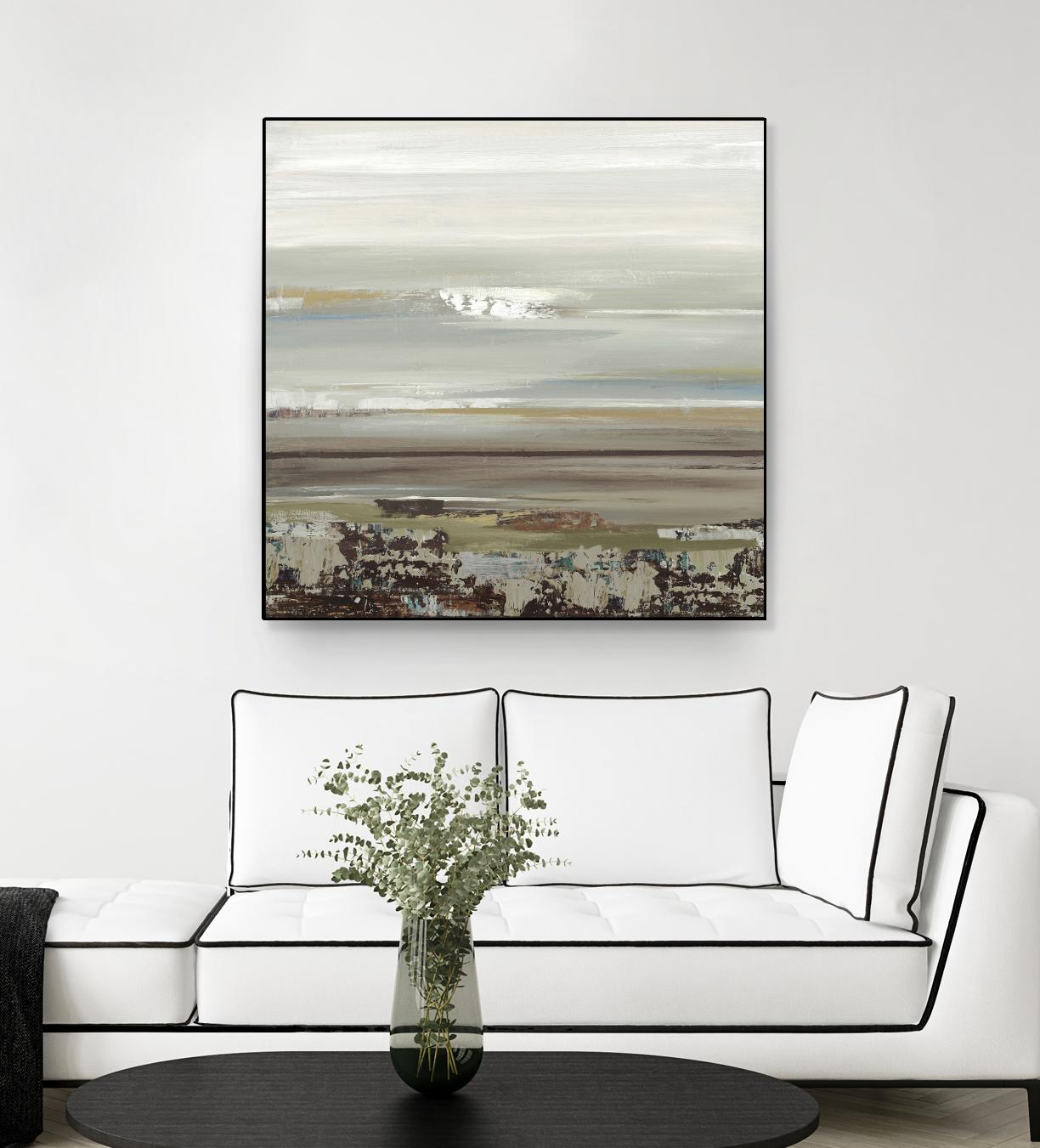Abyss II by Valeria Mravyan on GIANT ART - blue abstract, landscape