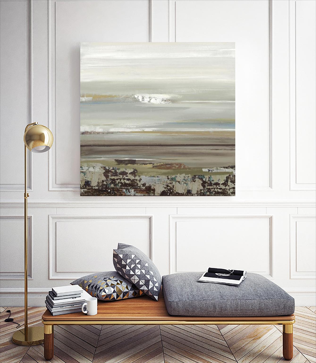 Abyss II by Valeria Mravyan on GIANT ART - blue abstract, landscape