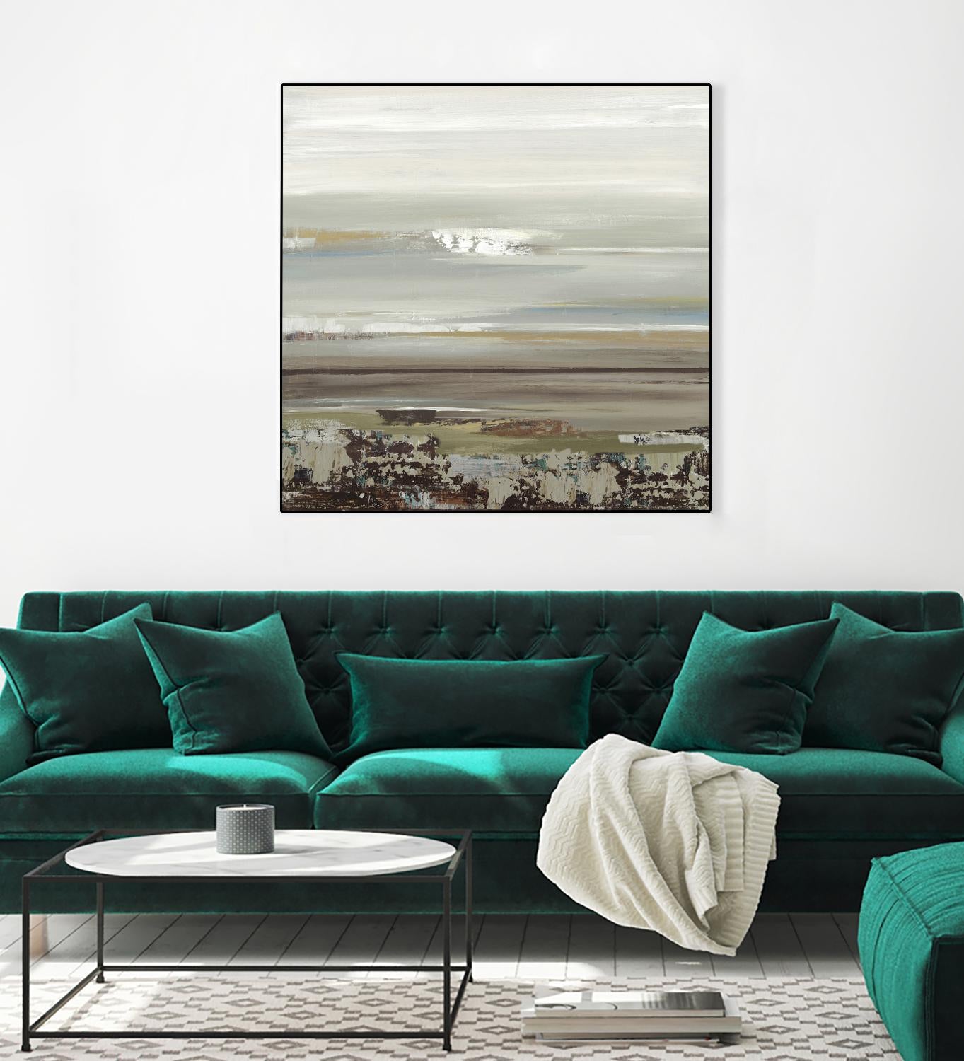 Abyss II by Valeria Mravyan on GIANT ART - blue abstract, landscape