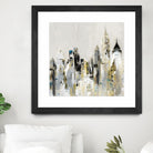 Golden Cityscape by Valeria Mravyan on GIANT ART - gold city scene