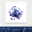 Indigo Flower I by Valeria Mravyan on GIANT ART - white floral