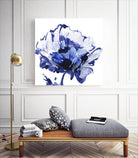 Indigo Flower I by Valeria Mravyan on GIANT ART - white floral