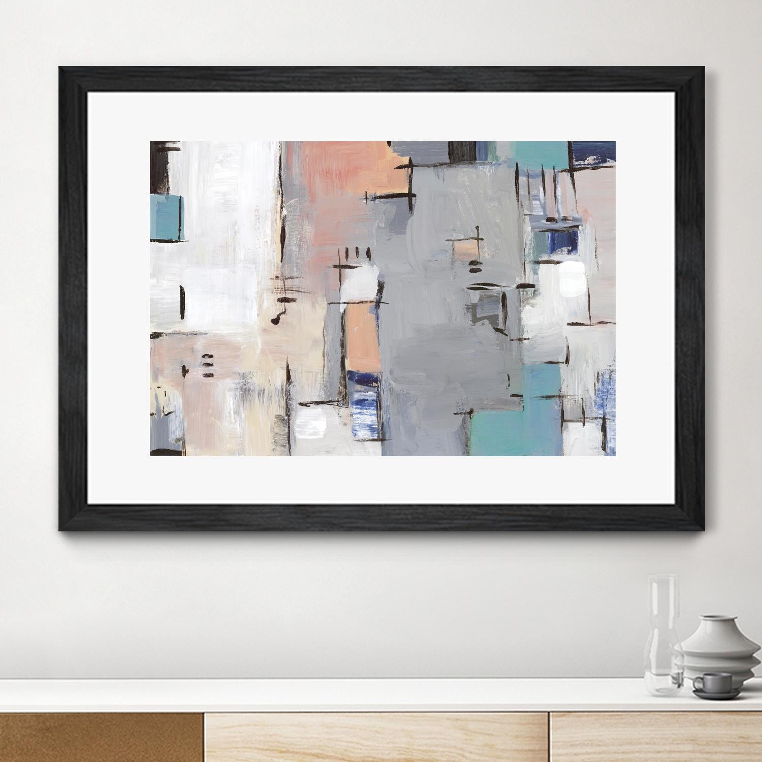 Intertwining Grid II by Lera on GIANT ART - abstract