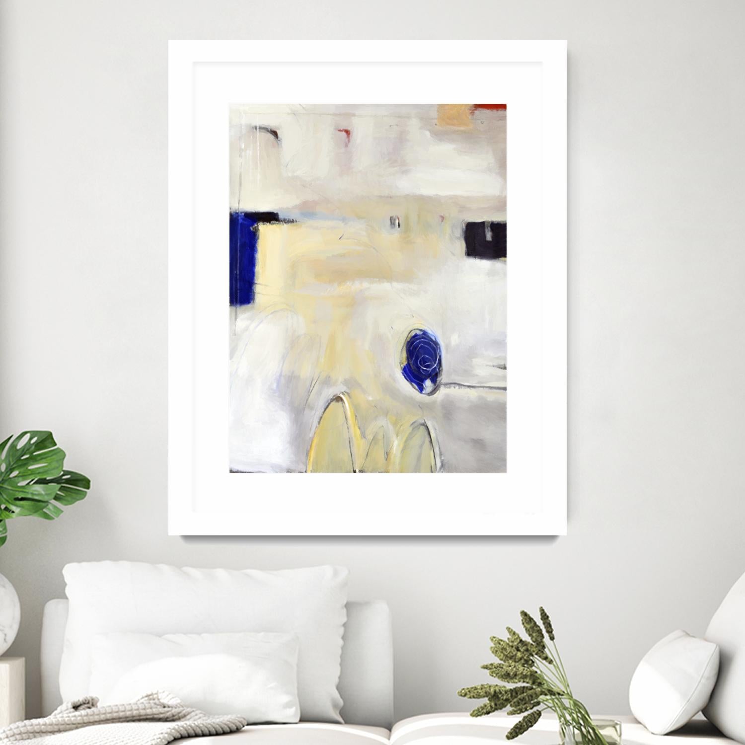 Unwind I by Mark Pulliam on GIANT ART - blue abstract