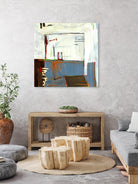 Small Red Door by Mark Pulliam on GIANT ART - blue abstract