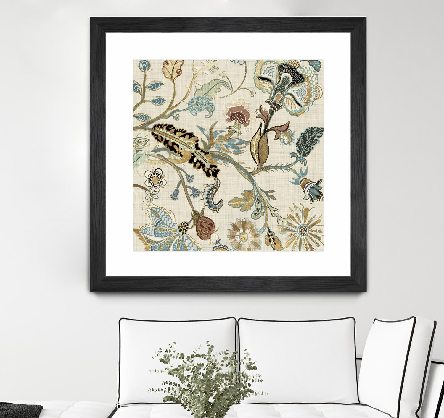Mythos II by Maya Woods on GIANT ART - brown floral