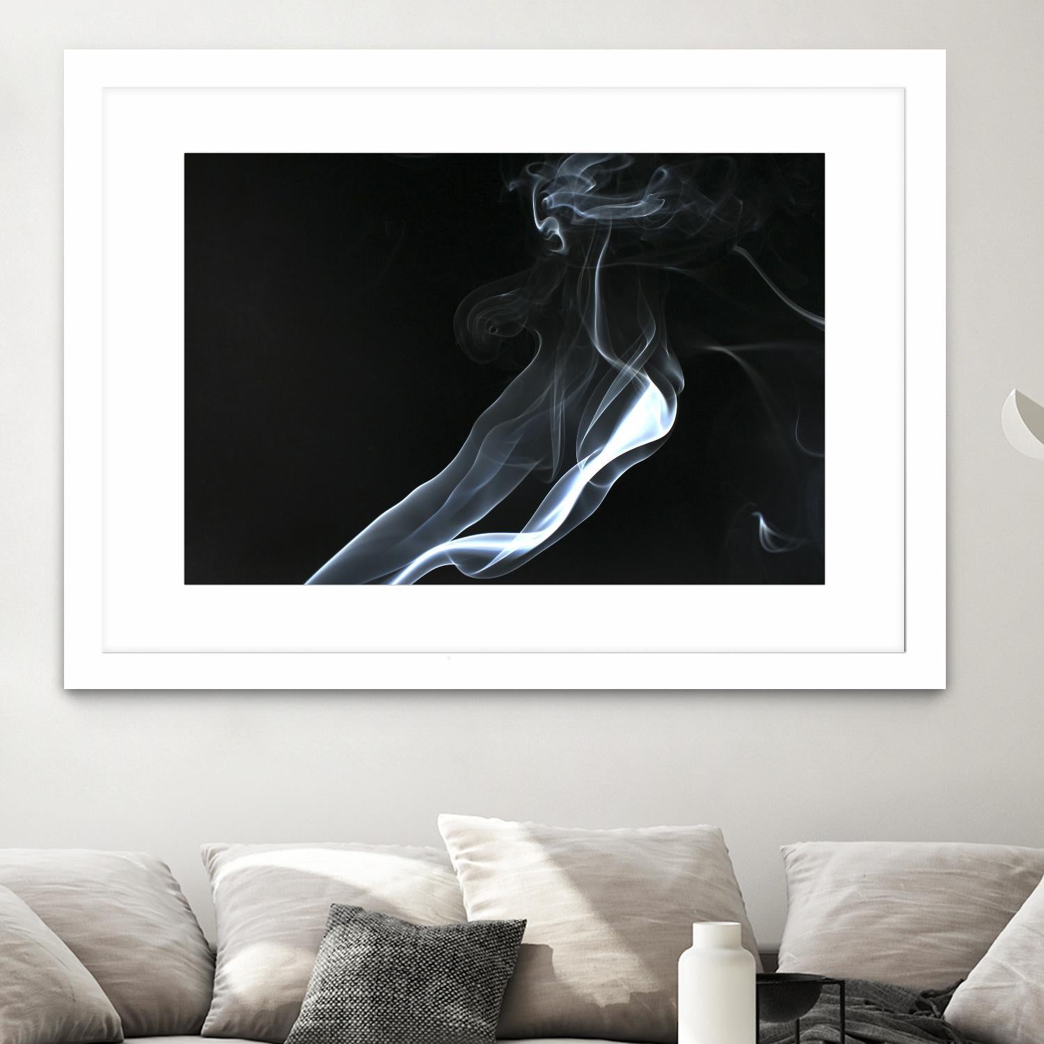 Lit Up Again by Martin Smith on GIANT ART - white abstract