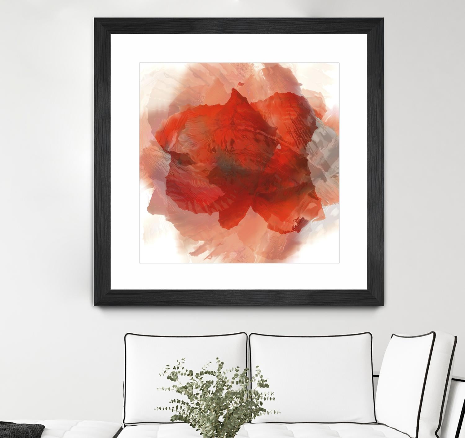 Chasm by Norm Stelfox on GIANT ART - white floral
