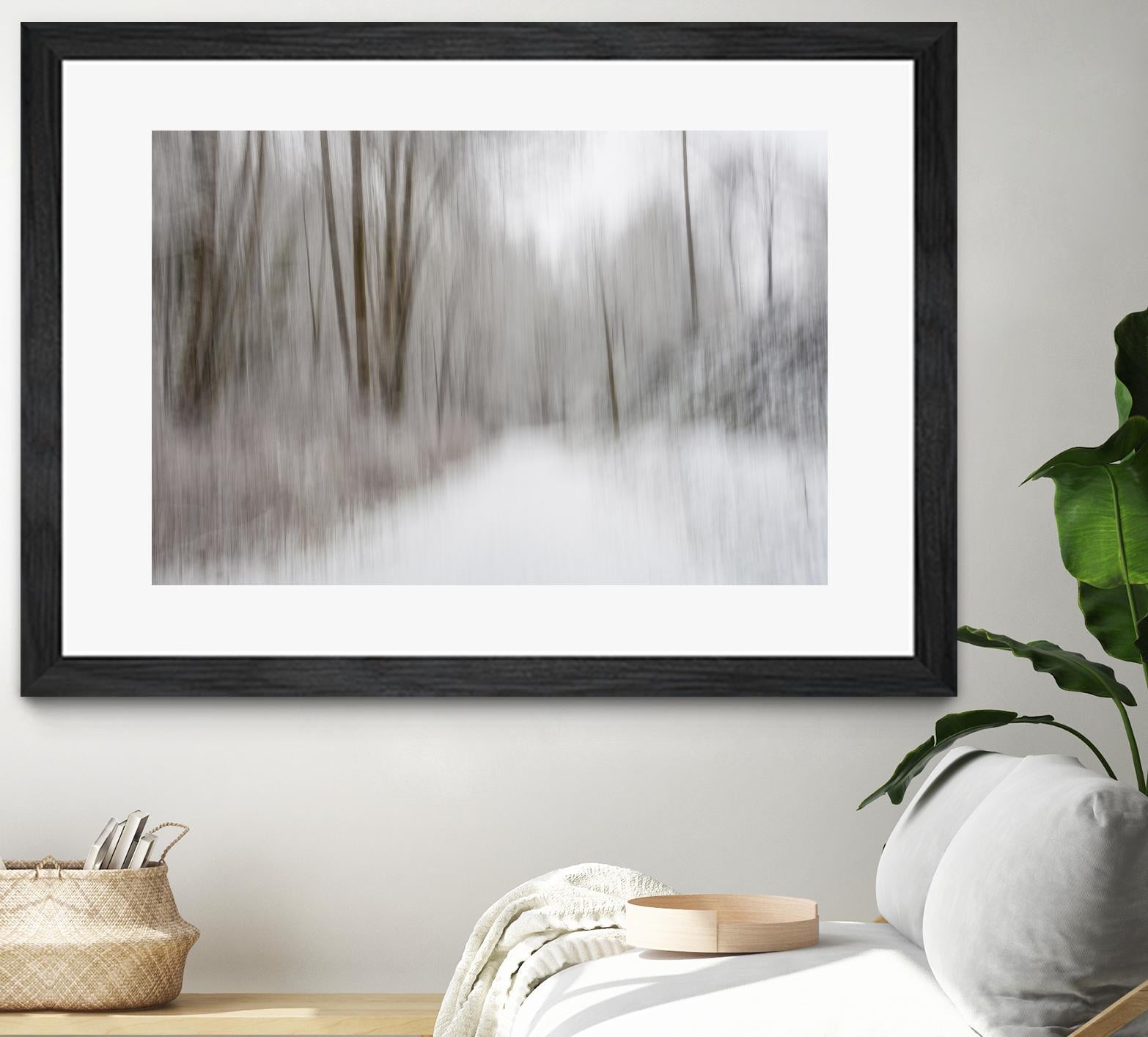 Foggy Lichen II by Norm Stelfox on GIANT ART - brown trees