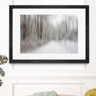Foggy Lichen II by Norm Stelfox on GIANT ART - brown trees