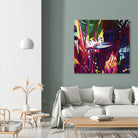 Palm Impressions by Rick Novak on GIANT ART - blue tropical