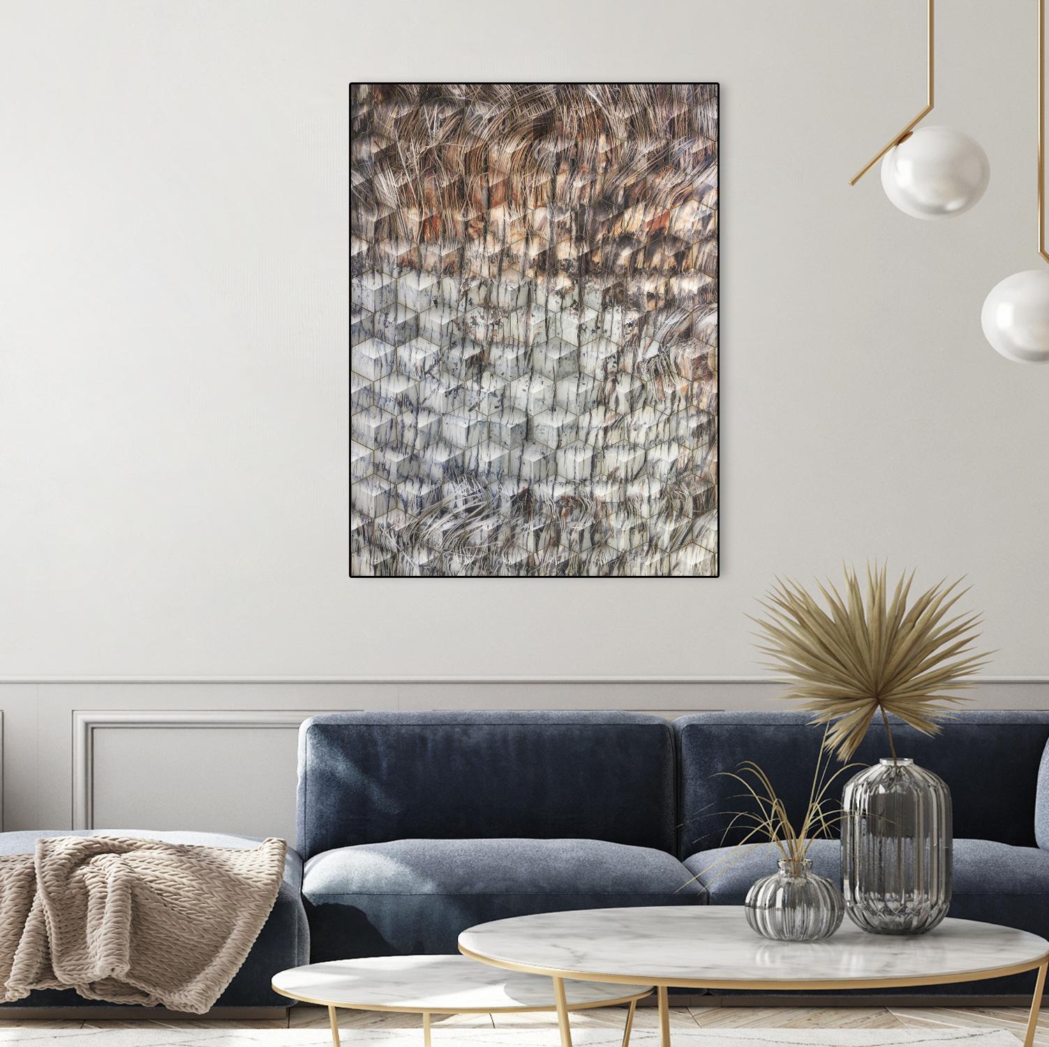 Geometric Shapes by Irena Orlov on GIANT ART - red abstract