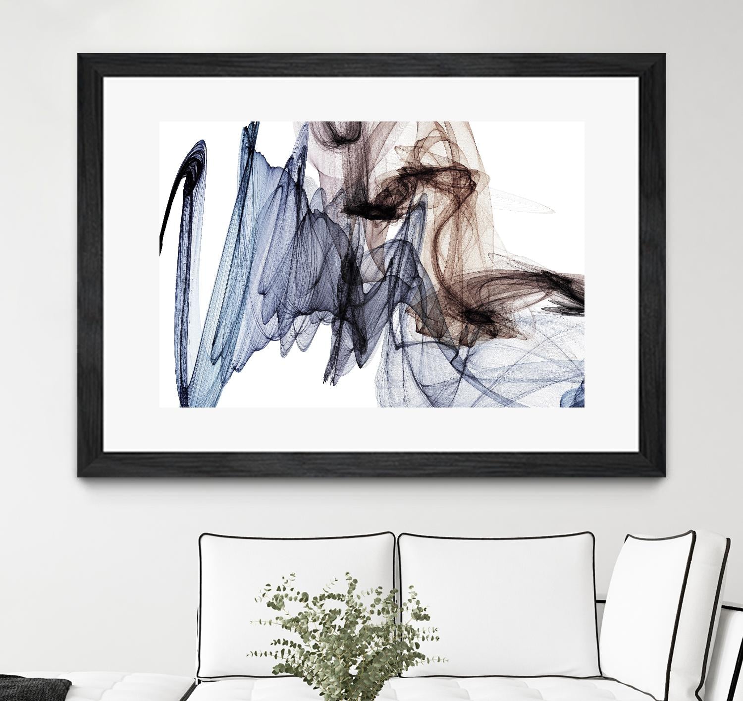 The Invisible World VI by Irena Orlov on GIANT ART - blue abstract