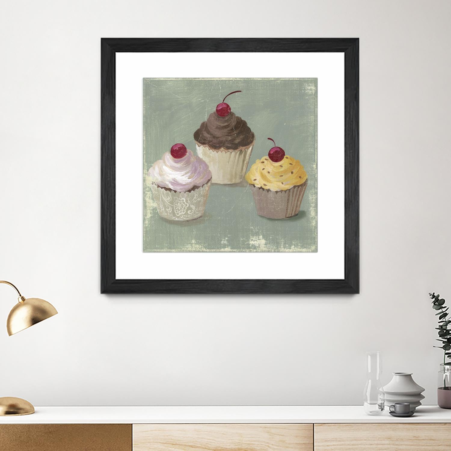Cupcakes by PI Studio on GIANT ART - white fruit-food-drink
