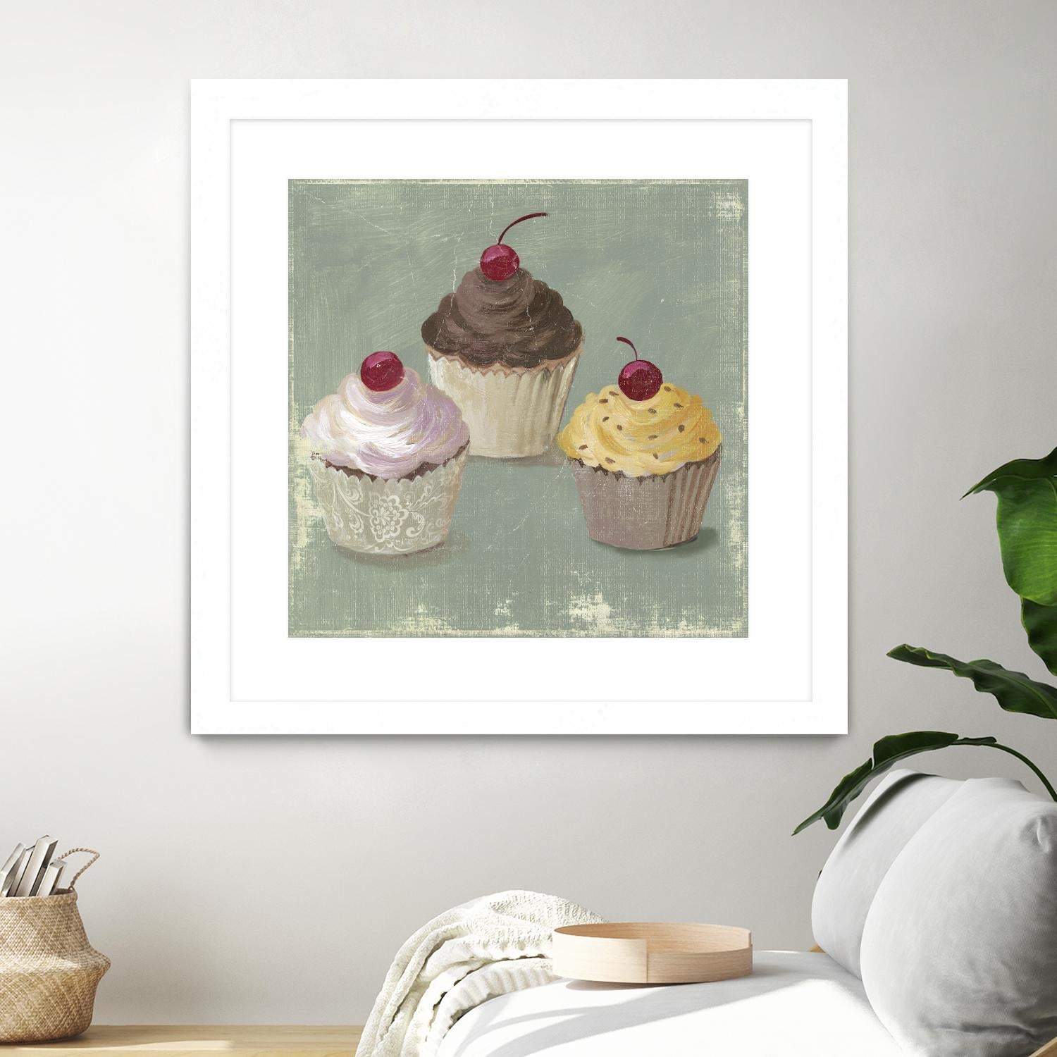 Cupcakes by PI Studio on GIANT ART - white fruit-food-drink