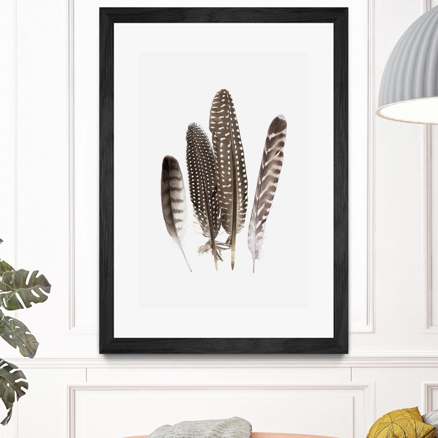 Feathers II by PI Studio on GIANT ART - brown animals