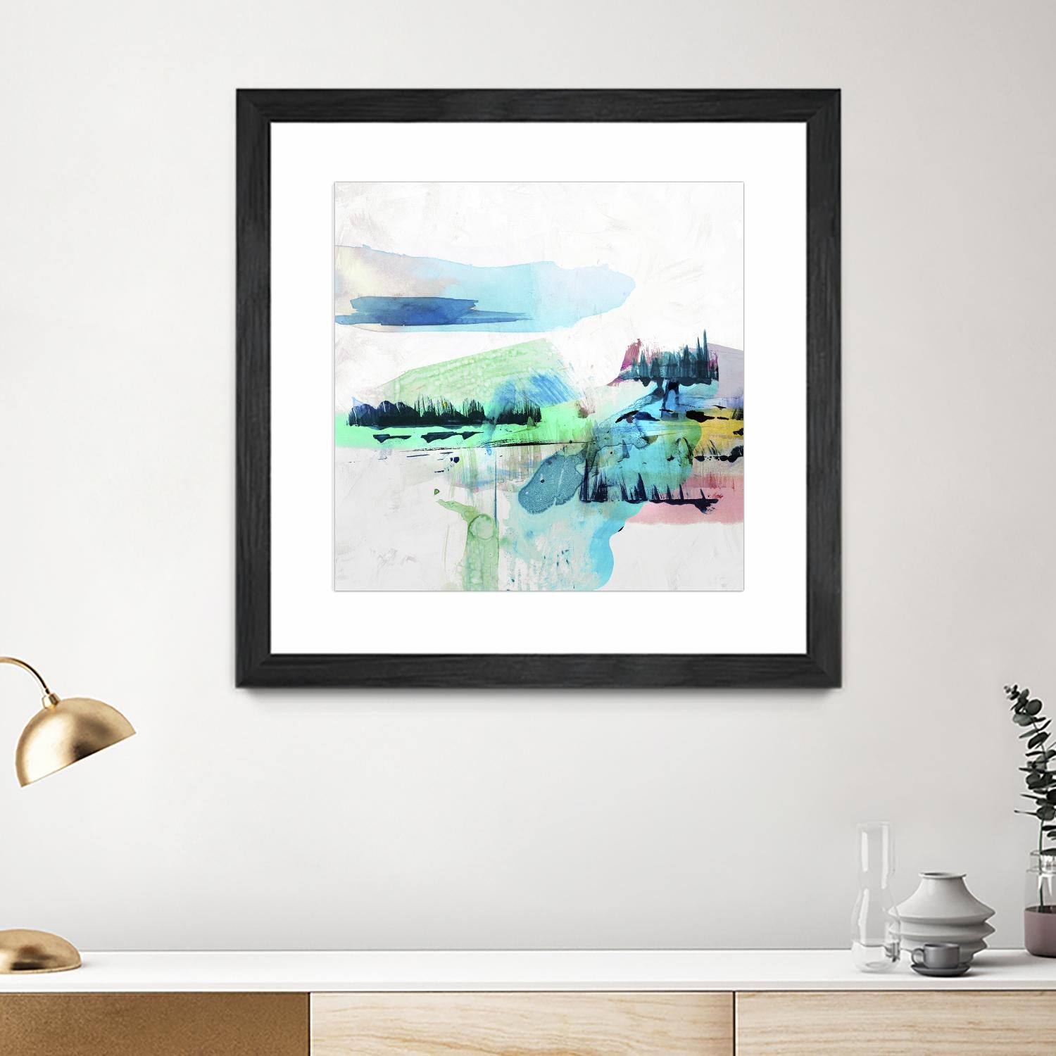Palette Landscape II by PI Studio on GIANT ART - white abstract