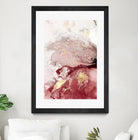 Ocean Splash I Crimson Version by PI Studio on GIANT ART - red abstract