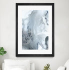 Mint Bubbles III Indigo Version by PI Studio on GIANT ART - white abstract