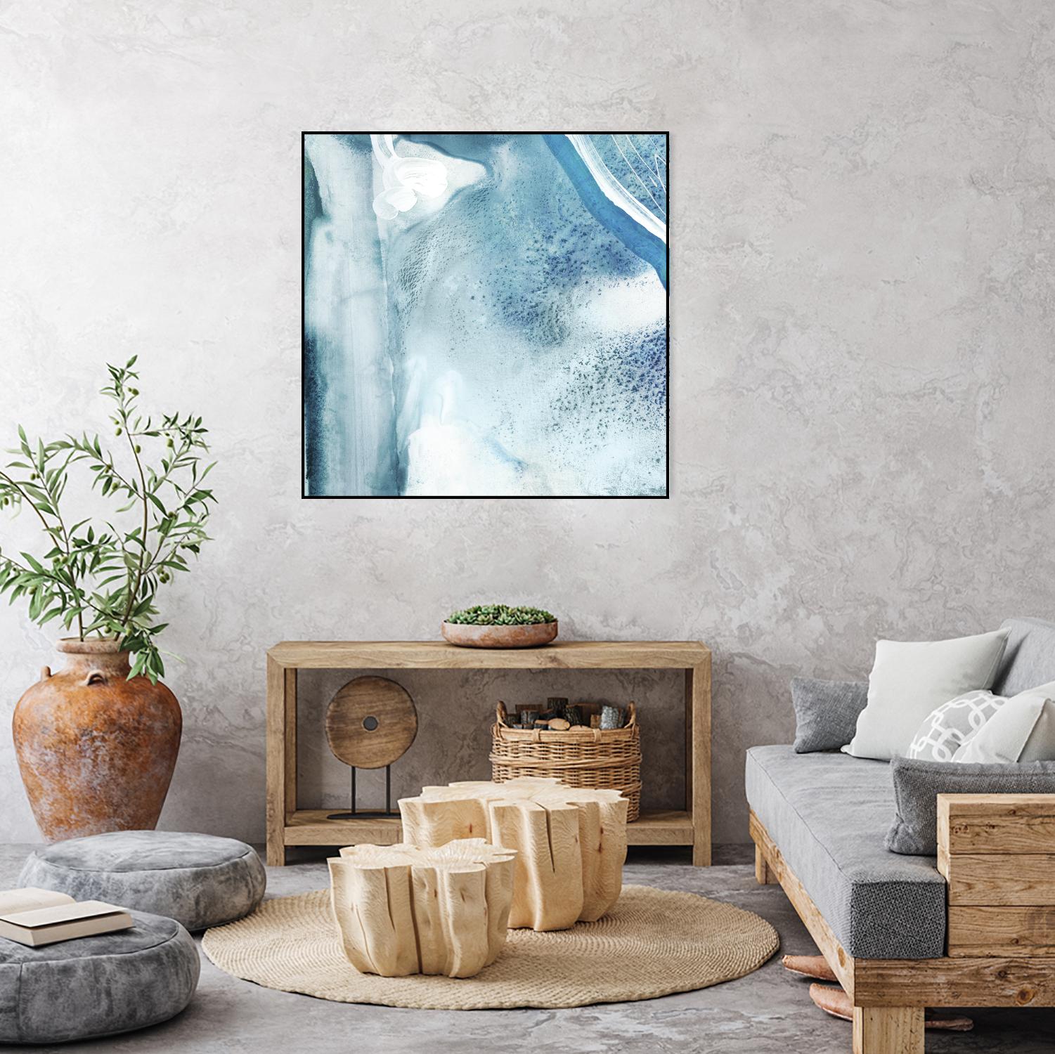 Water Pocket IV by PI Studio on GIANT ART - white abstract
