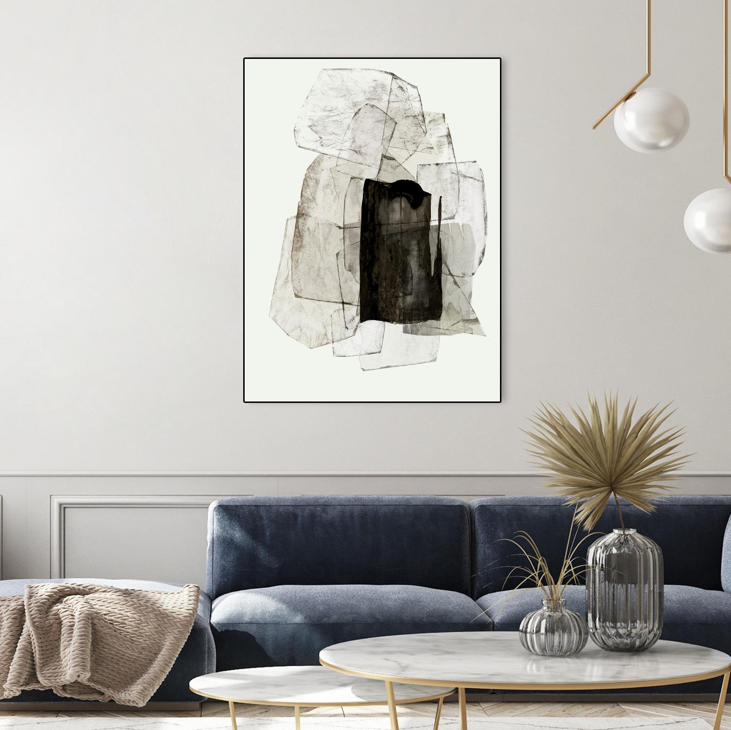 Blotting Ink II by PI  Studio on GIANT ART - black shapes shape