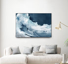 Wave of Blue Ice by PI Studio on GIANT ART - abstract