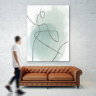 Follow Green II by PI  Studio on GIANT ART - green linear lines