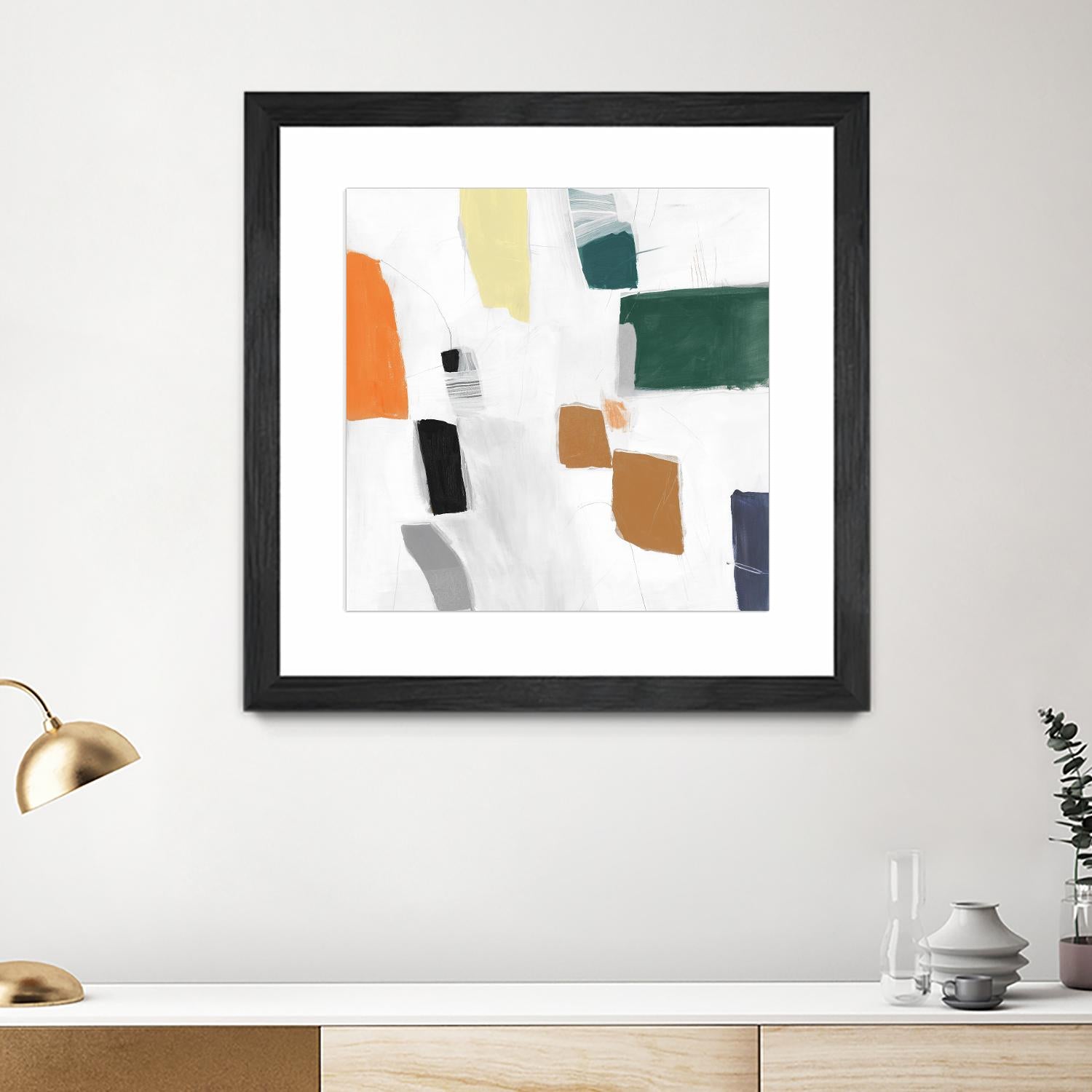 Reflecting Love I by PI Studio on GIANT ART - orange abstract abstract