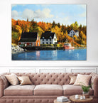 North West Cove by Pieter Molenaar on GIANT ART - blue landscape