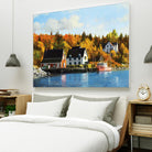 North West Cove by Pieter Molenaar on GIANT ART - blue landscape