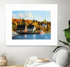 North West Cove by Pieter Molenaar on GIANT ART - blue landscape