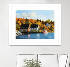 North West Cove by Pieter Molenaar on GIANT ART - blue landscape