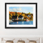 North West Cove by Pieter Molenaar on GIANT ART - blue landscape