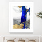 Indigo Abstract IV by PI Studio on GIANT ART - gold abstract
