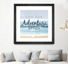 Let the Adventure Begin by PI Studio on GIANT ART - beige quotes