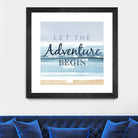 Let the Adventure Begin by PI Studio on GIANT ART - beige quotes