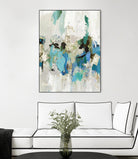 Blue Silver II by Tom Reeves on GIANT ART - blue abstract
