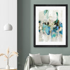 Blue Silver II by Tom Reeves on GIANT ART - blue abstract