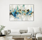 Blue Silver III by Tom Reeves on GIANT ART - blue abstract