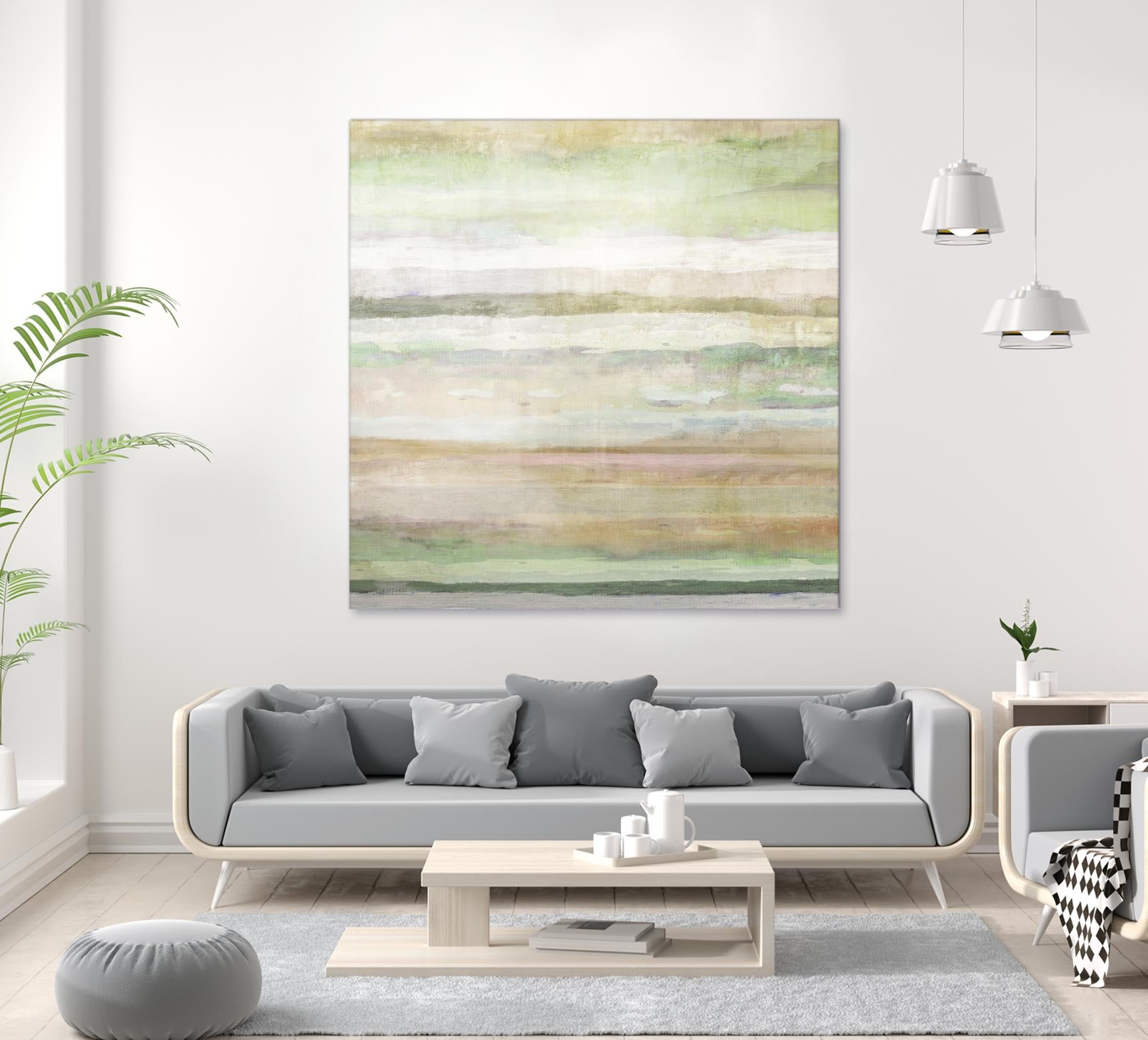 Splash of Summer II by Ruth Palmer on GIANT ART - green abstract