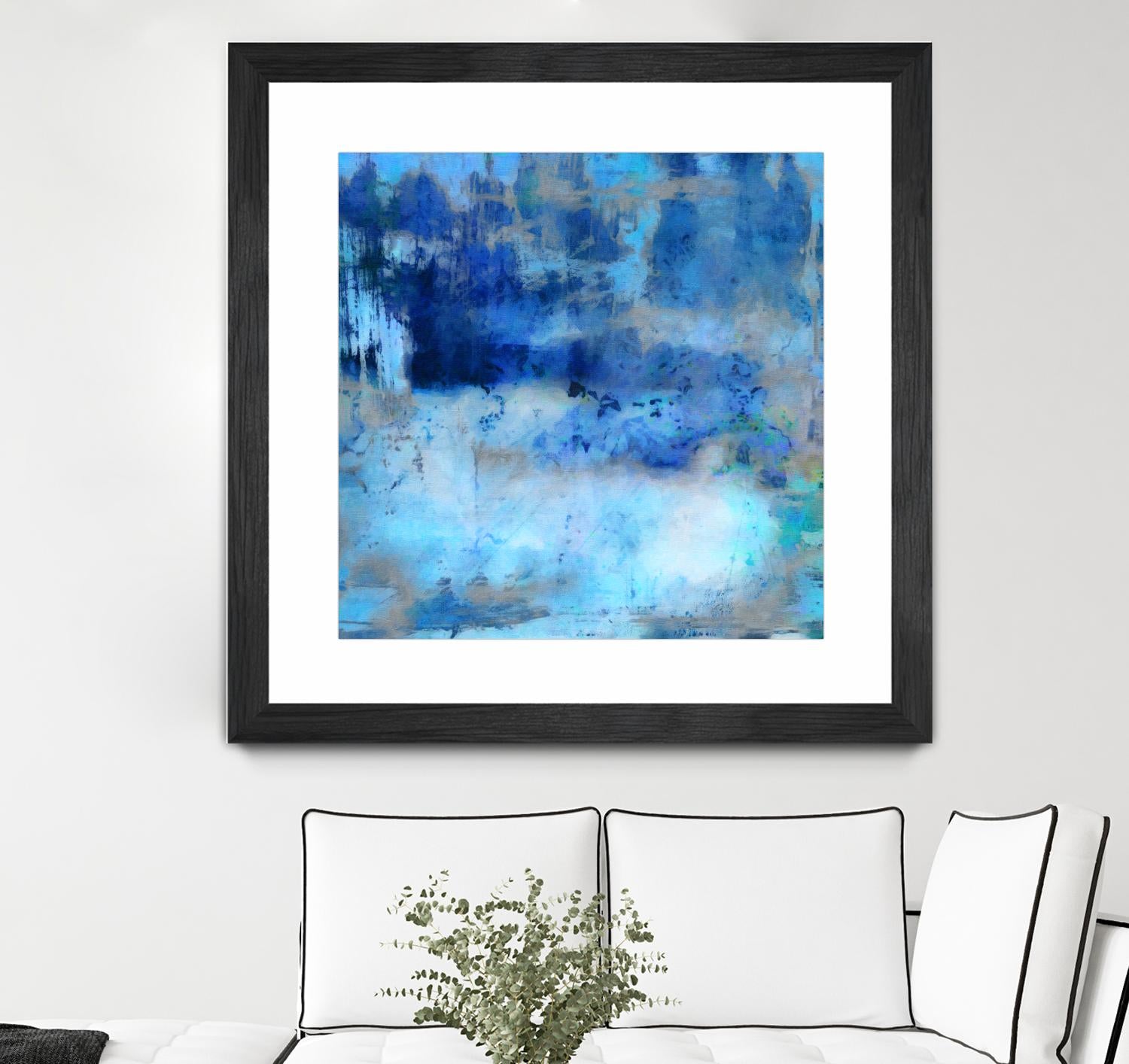 Blue Skies Ahead by Ricki Mountain on GIANT ART - blue abstract
