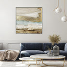 Playa Secreto II by Wendy Kroeker on GIANT ART - beige abstract