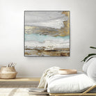 Playa Secreto II Teal Version by Wendy Kroeker on GIANT ART - blue abstract