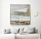 Playa Secreto II Teal Version by Wendy Kroeker on GIANT ART - blue abstract