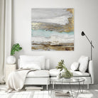 Playa Secreto II Teal Version by Wendy Kroeker on GIANT ART - blue abstract
