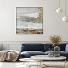 Playa Secreto II Teal Version by Wendy Kroeker on GIANT ART - blue abstract