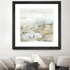 Geode II Teal Version by Wendy Kroeker on GIANT ART - gold abstract